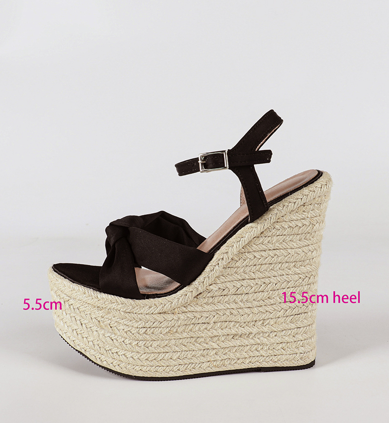Wedge Espadrille Women - LIHUAMAO Женские босоножки на танкетке с