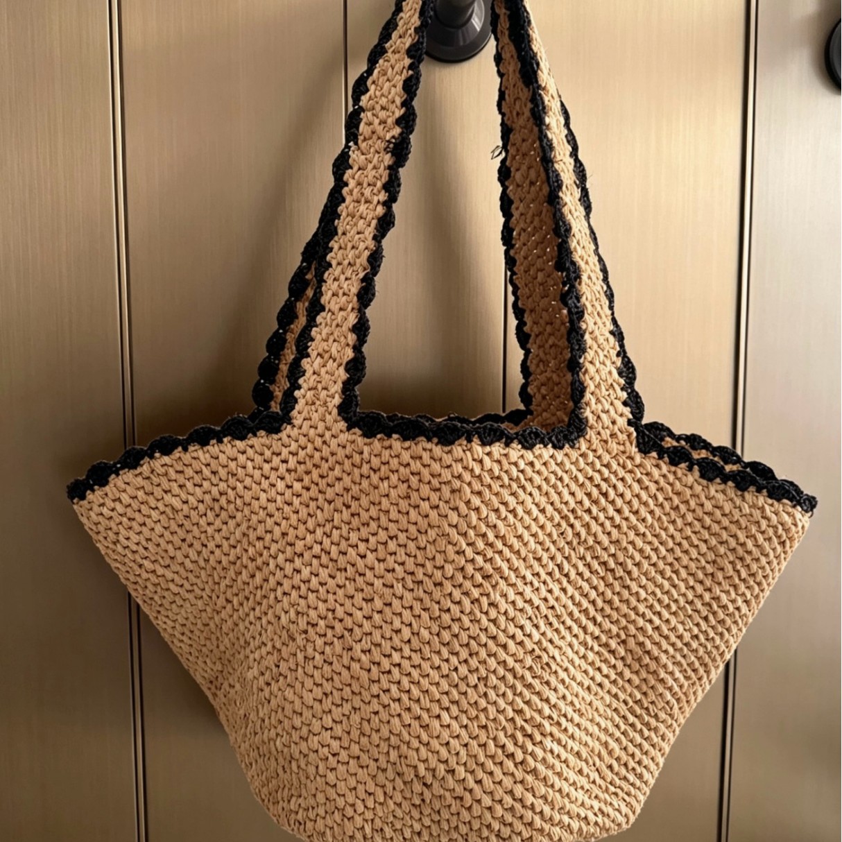 Новая большая сумка-шоппер из  – обзор и цена Crochet Bag Raffia